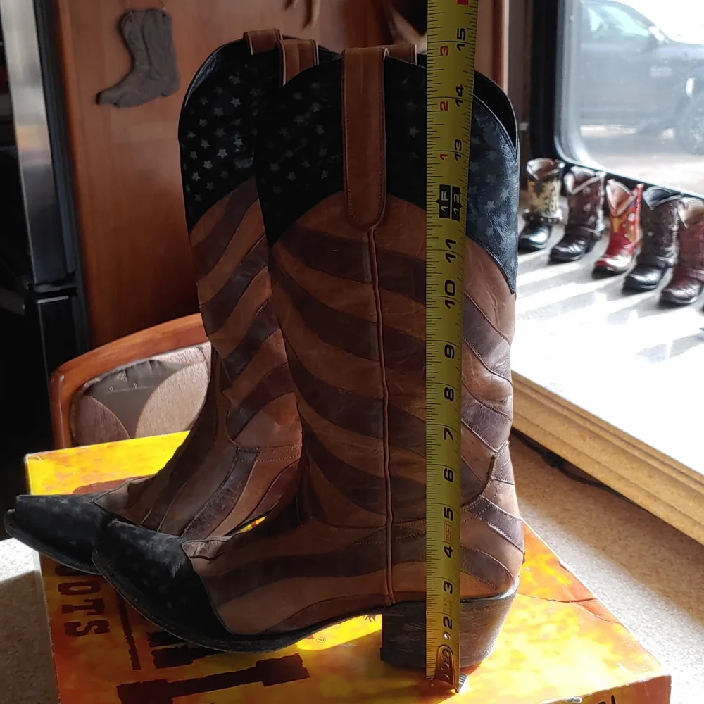 Lane Women's Western Old Glory Boots Size 9.5B - Picture 10 of 12